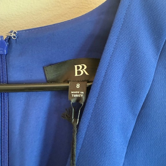 Blue Sleeveless Dress nwt gorgeous size 8 - Picture 3 of 7